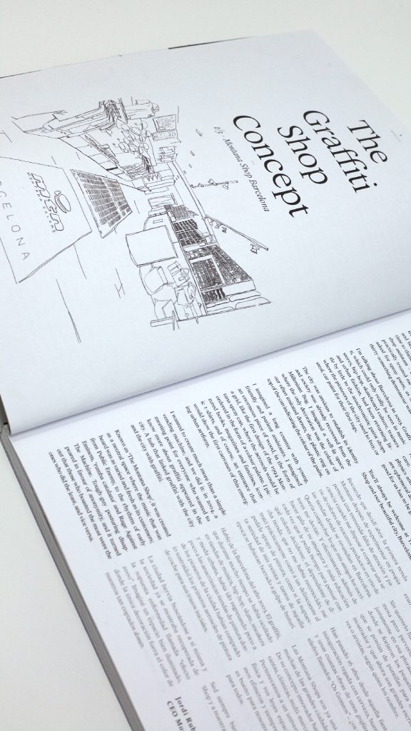 Graffiti Shop Concept. Para Tramontana Magazine #2, 2019.