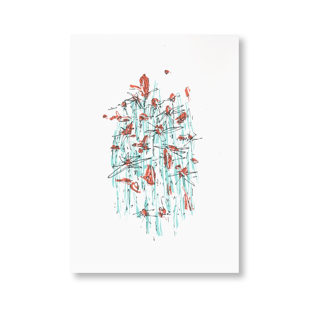 Amapolas — serigrafía