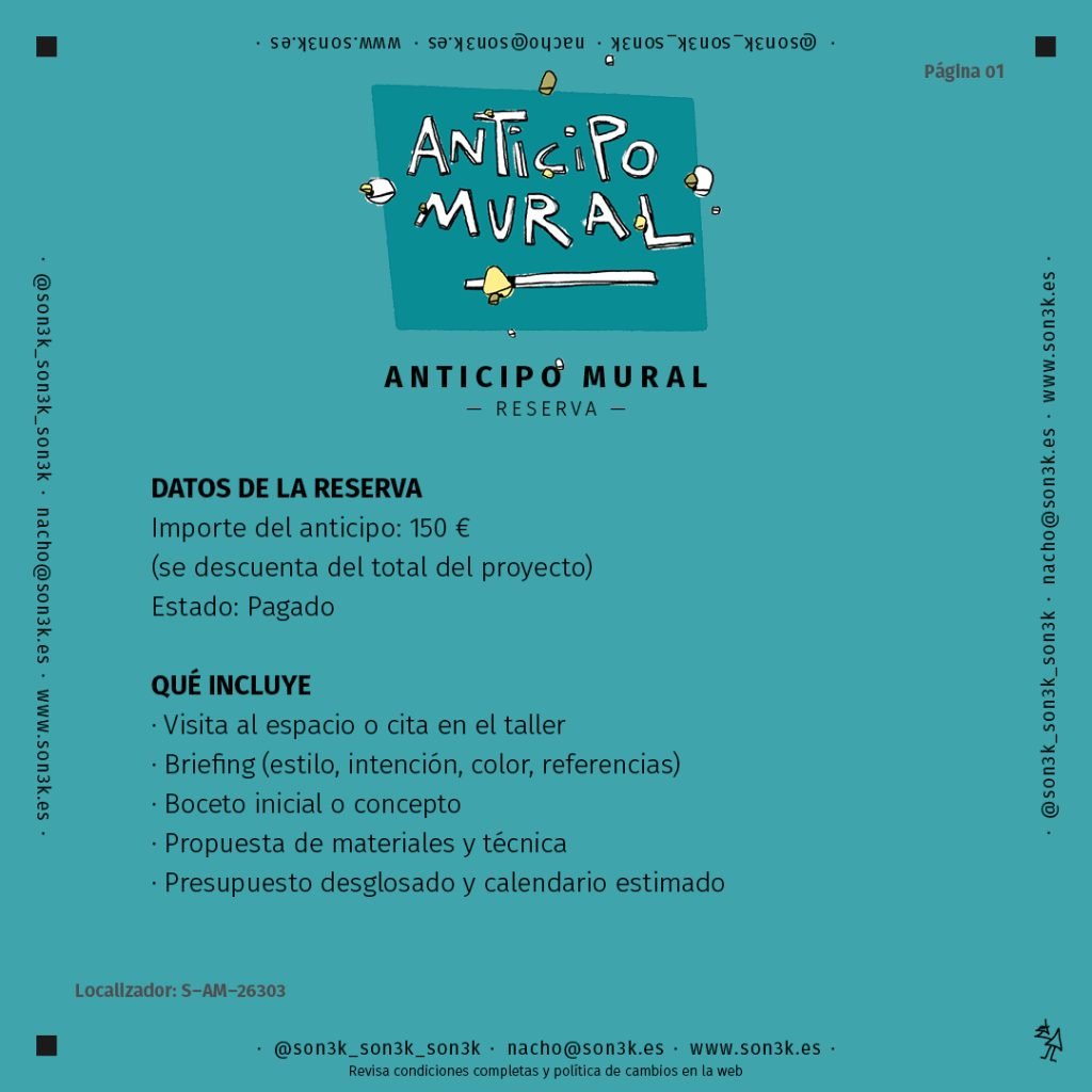 Anticipo Mural — Reserva